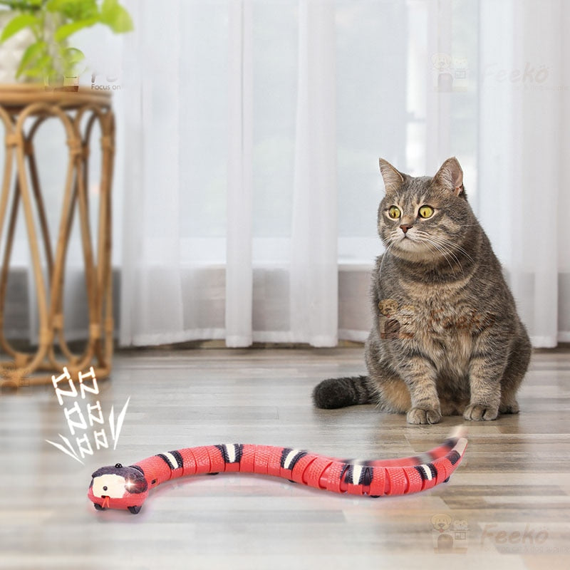 Serpiente de juguete para gatos